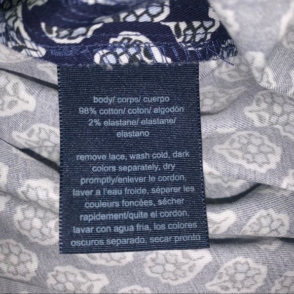 Tommy Hilfiger NWT Size 6 navy floral pants - Picture 7 of 13